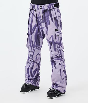 Dope Iconic W Ski Pants Scribble Purple