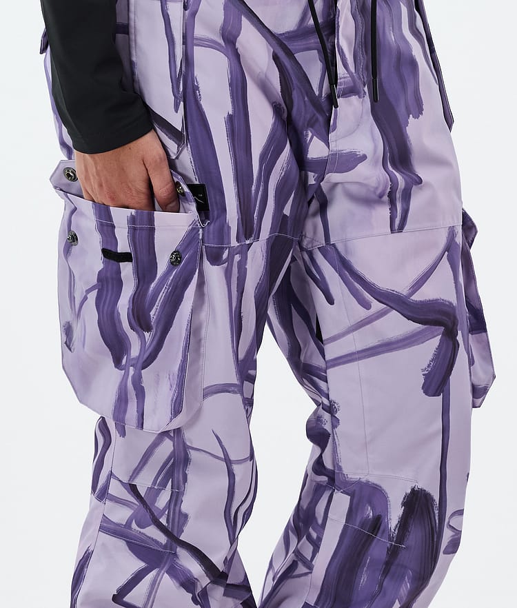 Dope Iconic W Snowboard Pants Women Scribble Purple, Image 6 of 7