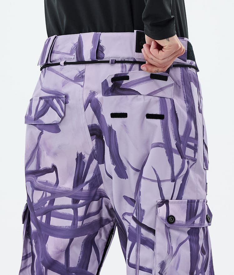 Dope Iconic W Snowboard Pants Women Scribble Purple, Image 7 of 7