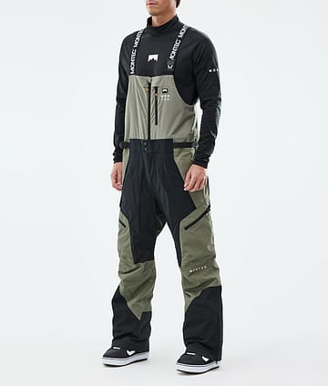 Montec Dozer Snowboard Pants Greenish/Black Renewed