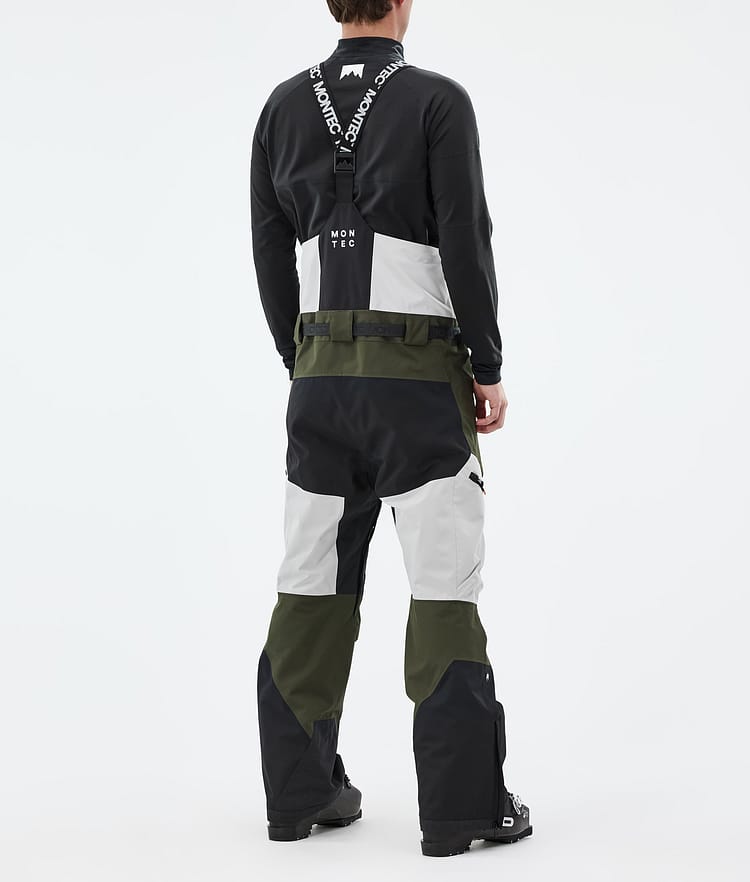Dozer Ski Pants Men Light Grey/Black/Olive Green, Image 4 of 7