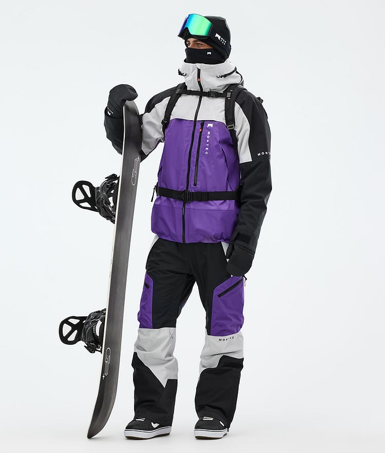 Montec Dozer Snowboardbukse Herre Vivid Purple/Black/Light Grey, Image 2 of 7