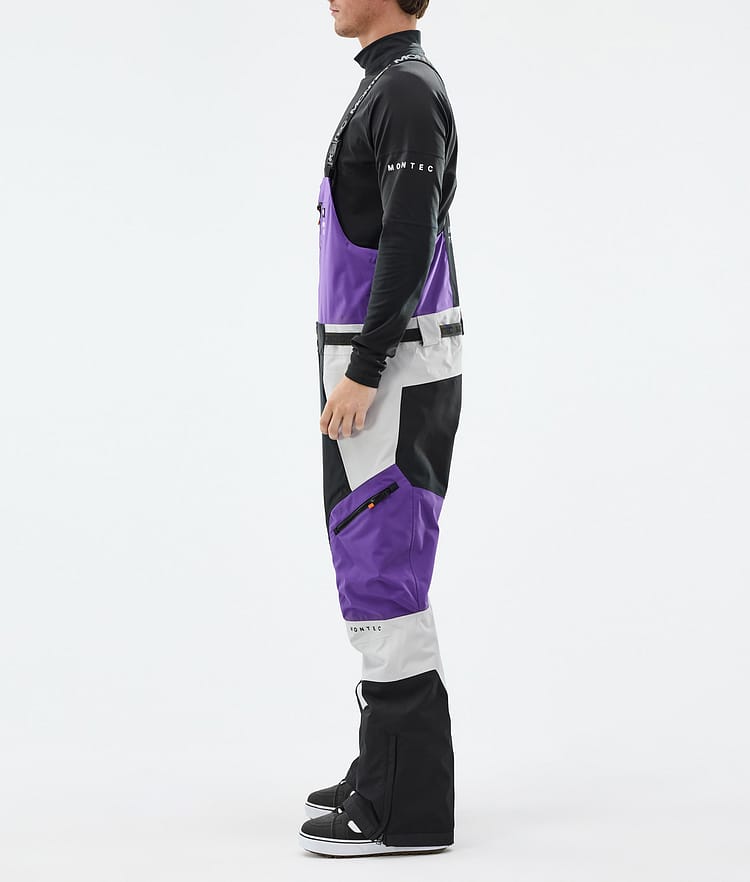 Montec Dozer Snowboardbukse Herre Vivid Purple/Black/Light Grey, Image 3 of 7