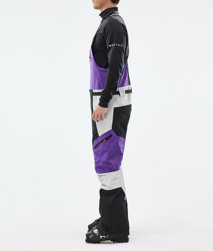 Montec Dozer Pantaloni Sci Uomo Vivid Purple/Black/Light Grey, Image 3 of 7