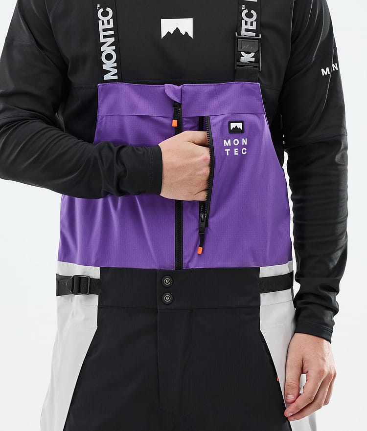 Montec Dozer Pantaloni Sci Uomo Vivid Purple/Black/Light Grey, Image 6 of 7