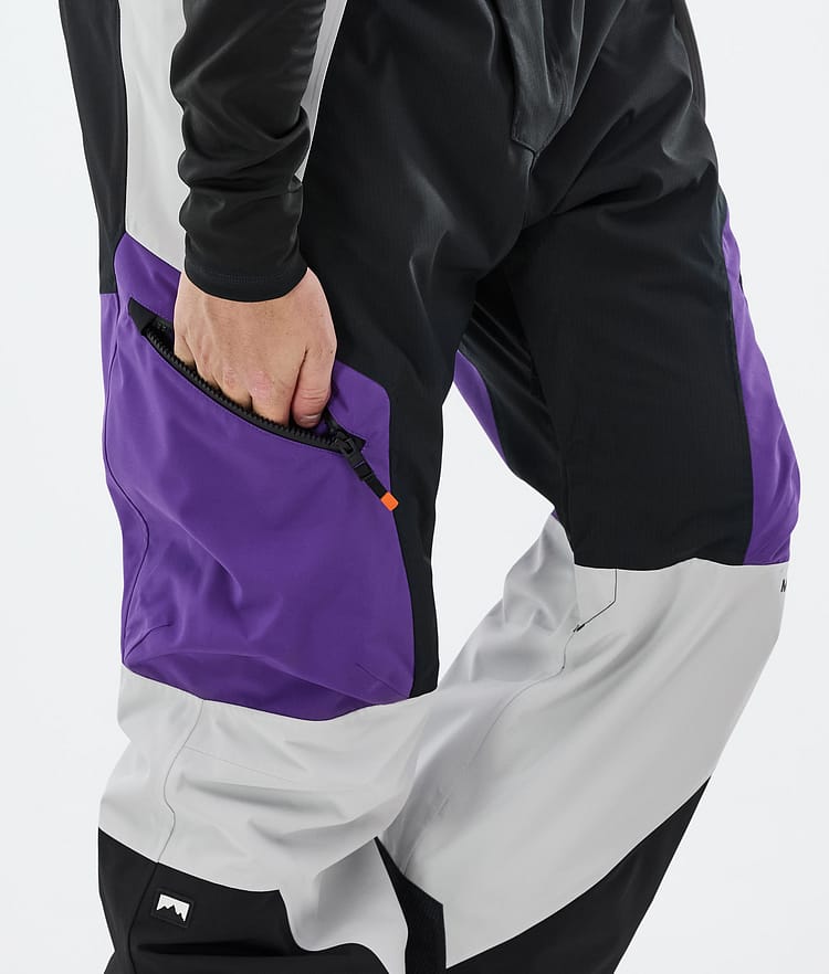 Montec Dozer Snowboardbukse Herre Vivid Purple/Black/Light Grey, Image 7 of 7