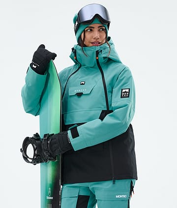 Doom W Snowboard Jacket Turquoise/Black