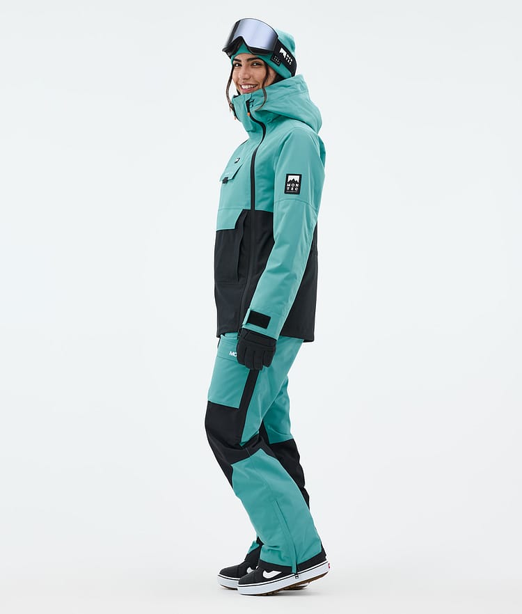Montec Doom W Snowboard Jacket Women Turquoise/Black, Image 3 of 10