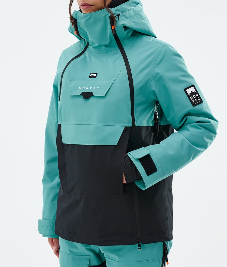 Montec Doom W Snowboard Jacket Women Turquoise/Black, Image 7 of 10