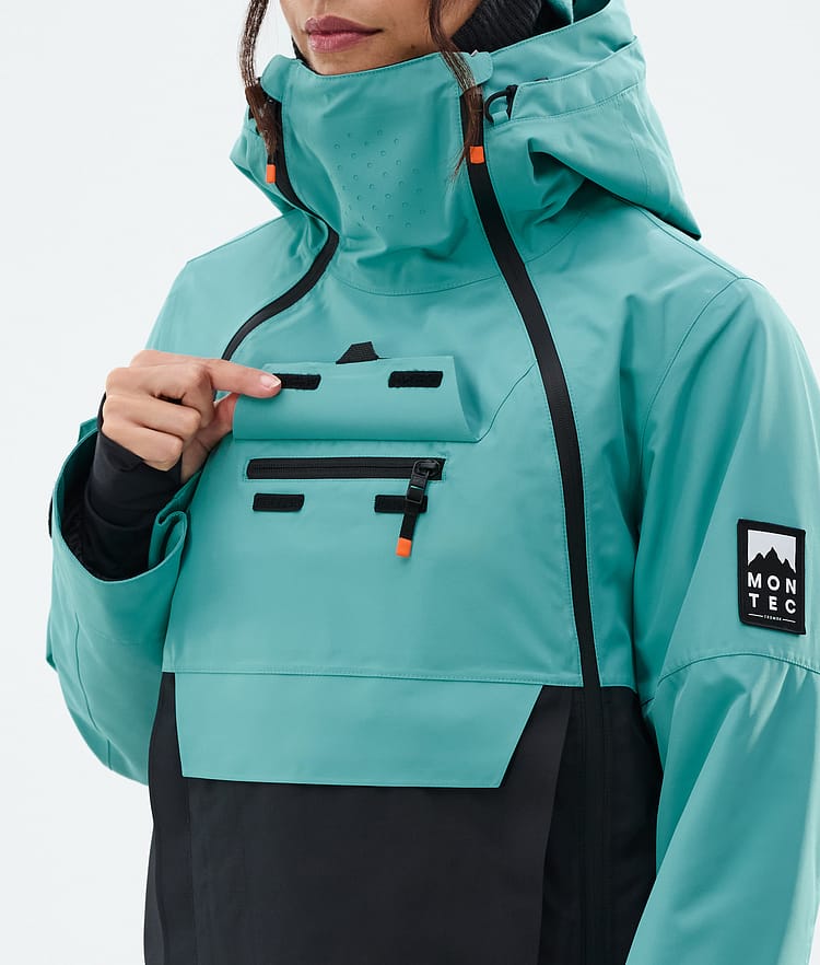 Montec Doom W Giacca Sci Donna Turquoise/Black, Image 9 of 10