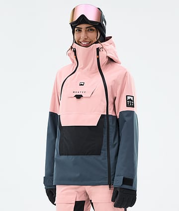 Doom W Snowboard Jacket Soft Pink/Black/Metal Blue