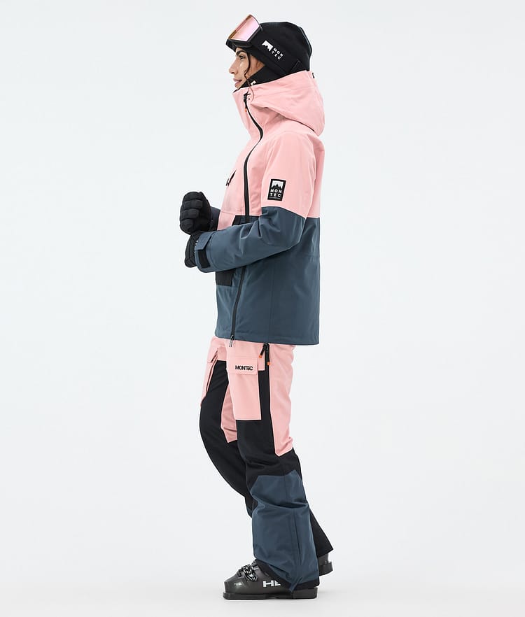 Montec Doom W Giacca Sci Donna Soft Pink/Black/Metal Blue, Image 3 of 10