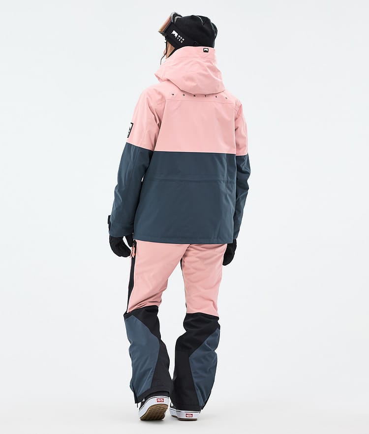 Montec Doom W Snowboard Jacket Women Soft Pink/Black/Metal Blue, Image 4 of 10