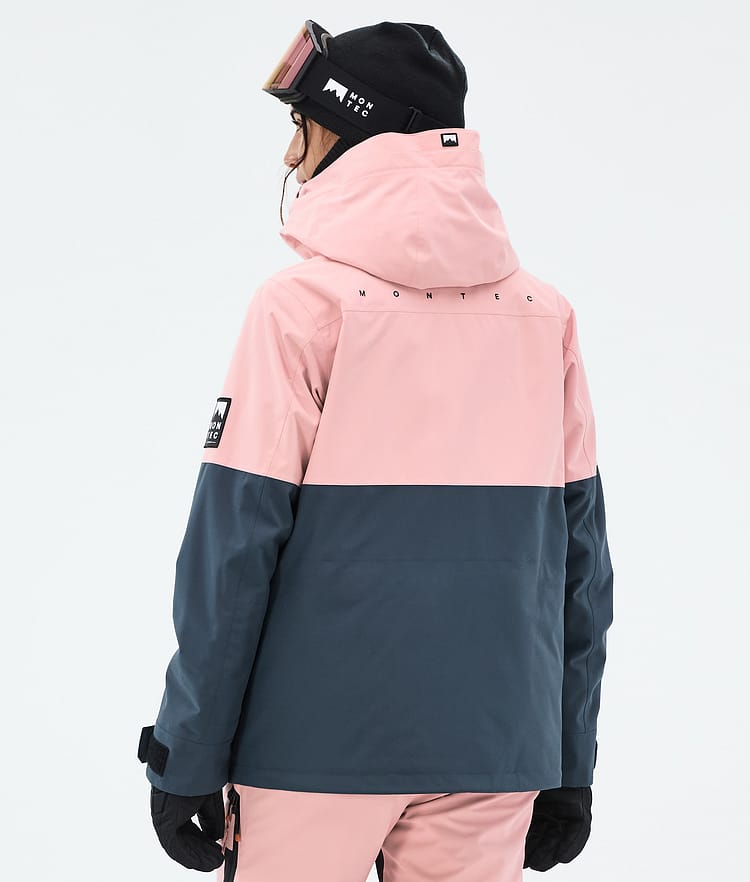 Montec Doom W Giacca Sci Donna Soft Pink/Black/Metal Blue, Image 6 of 10