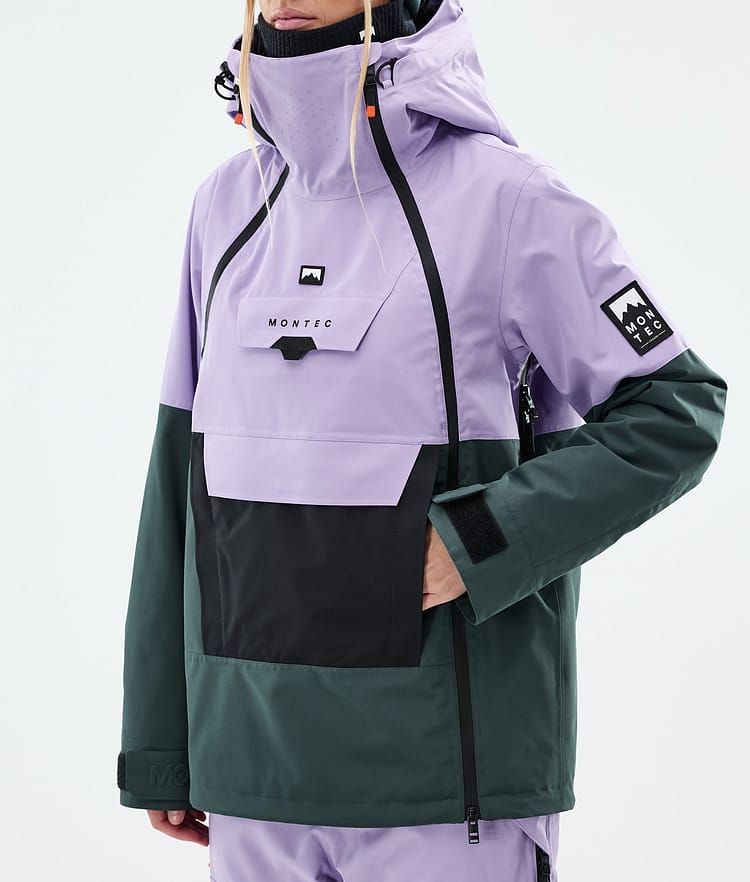 Montec Doom W Snowboard Jacket Women Faded Violet/Black/Dark Atlantic, Image 7 of 10