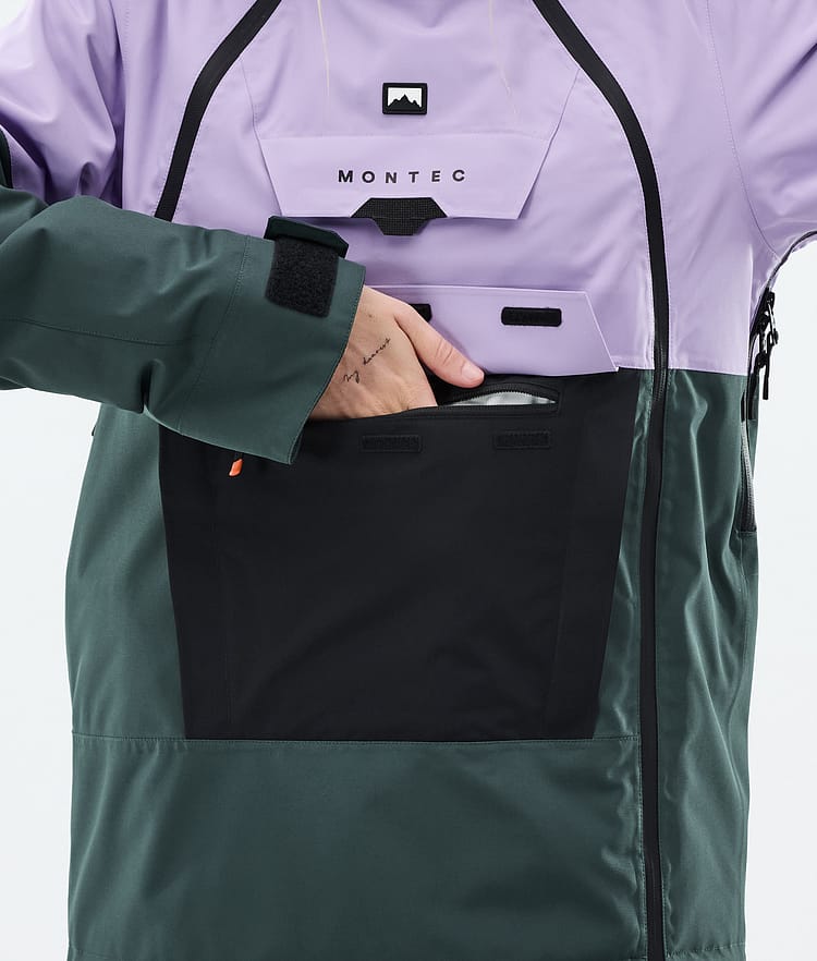 Montec Doom W Snowboard Jacket Women Faded Violet/Black/Dark Atlantic, Image 8 of 10