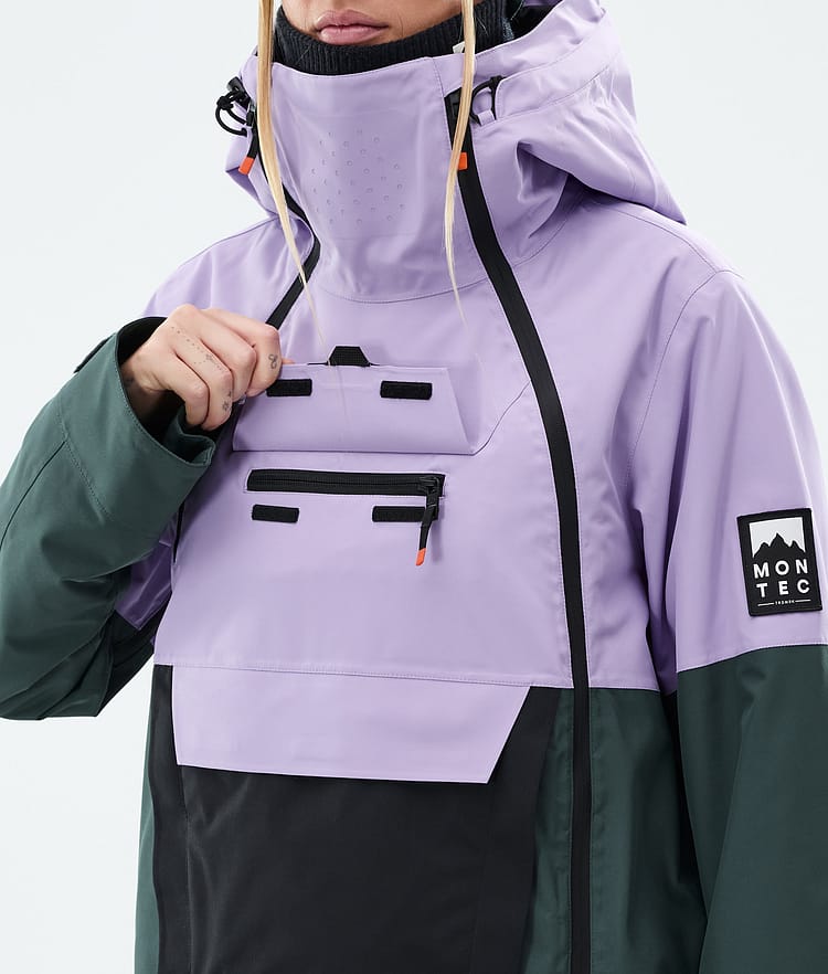 Montec Doom W Snowboard Jacket Women Faded Violet/Black/Dark Atlantic, Image 9 of 10