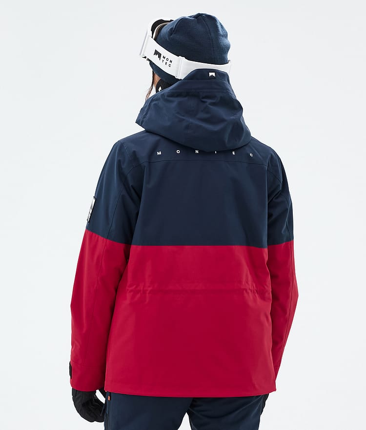 Montec Doom W Snowboard Jacket Women Dark Blue/Black/Deep Red, Image 6 of 10