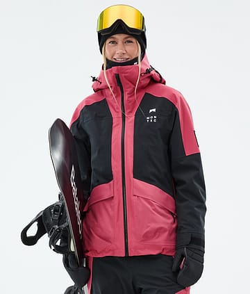Morpheus W Snowboard Jacket Light Red/Black