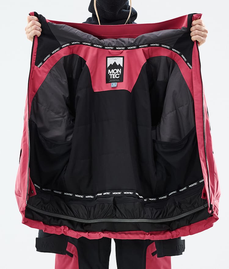 Montec Morpheus W Snowboard Jacket Women Light Red/Black, Image 9 of 9