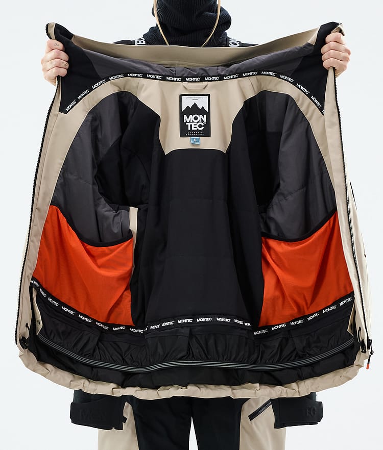Montec Morpheus W Ski Jacket Women Sand/Black, Image 9 of 9