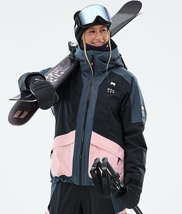 Montec Morpheus W Ski Jacket Metal Blue/Black/Soft Pink
