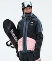 Montec Morpheus W Snowboard Jacket Women Metal Blue/Black/Soft Pink