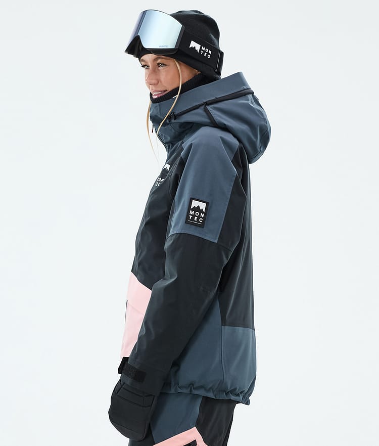 Montec Morpheus W Giacca Sci Donna Metal Blue/Black/Soft Pink, Image 5 of 9