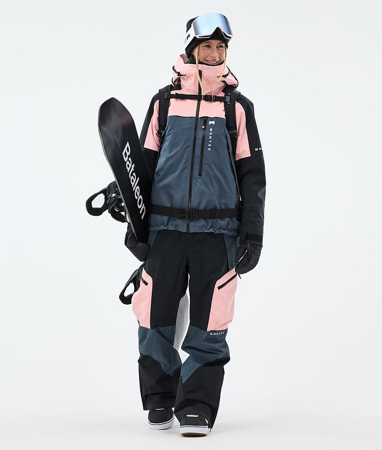 Montec Oracle W Snowboard Jacket Women Soft Pink/Black/Metal Blue, Image 2 of 9