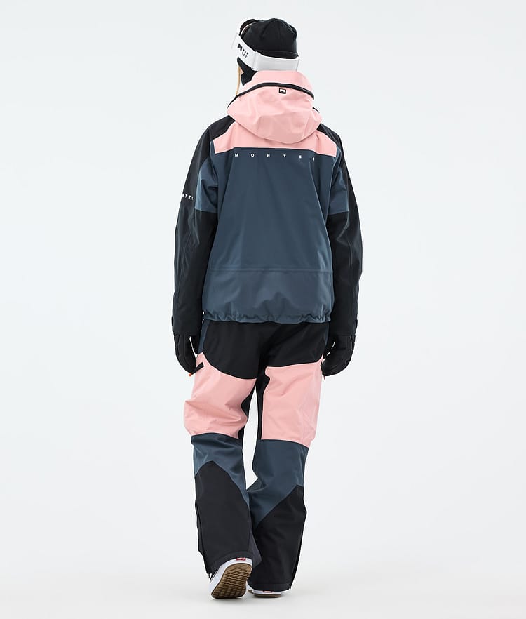 Montec Oracle W Snowboard Jacket Women Soft Pink/Black/Metal Blue, Image 4 of 9