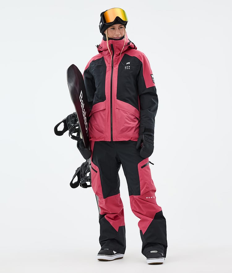Montec Dozer W Snowboard Pants Women Light Red/Black, Image 2 of 7