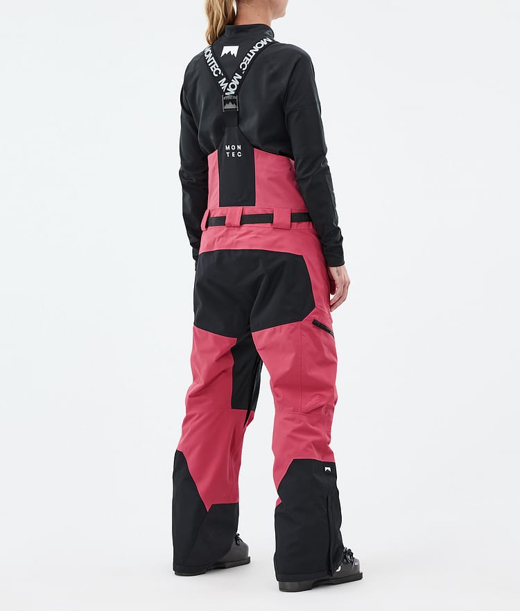 Montec Dozer W Pantaloni Sci Donna Light Red/Black, Image 4 of 7