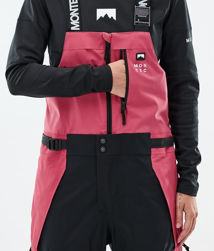 Montec Dozer W Pantaloni Sci Donna Light Red/Black, Image 6 of 7