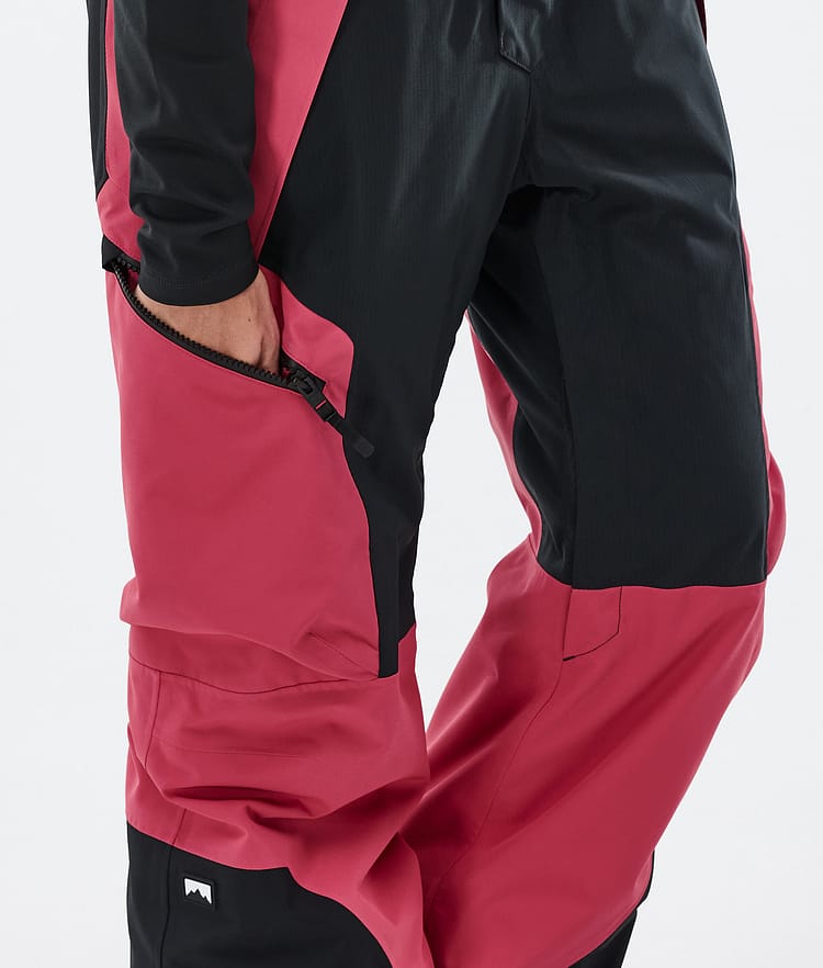 Montec Dozer W Pantaloni Sci Donna Light Red/Black, Image 7 of 7
