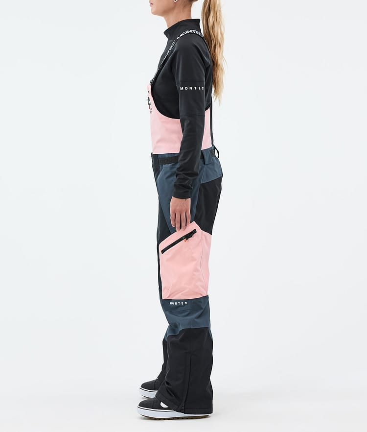 Montec Dozer W Snowboard Pants Women Soft Pink/Black/Metal Blue Renewed, Image 3 of 7