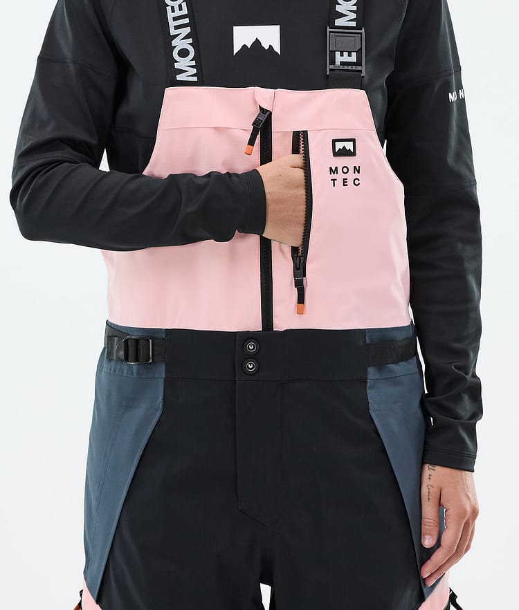 Montec Dozer W Snowboard Pants Women Soft Pink/Black/Metal Blue Renewed, Image 6 of 7