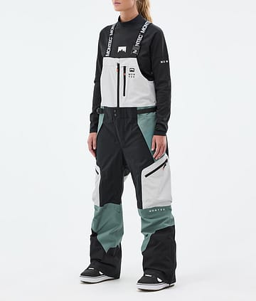 Montec Dozer W Snowboard Pants Light Grey/Black/Atlantic