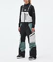 Montec Dozer W Snowboard Pants Women Light Grey/Black/Atlantic