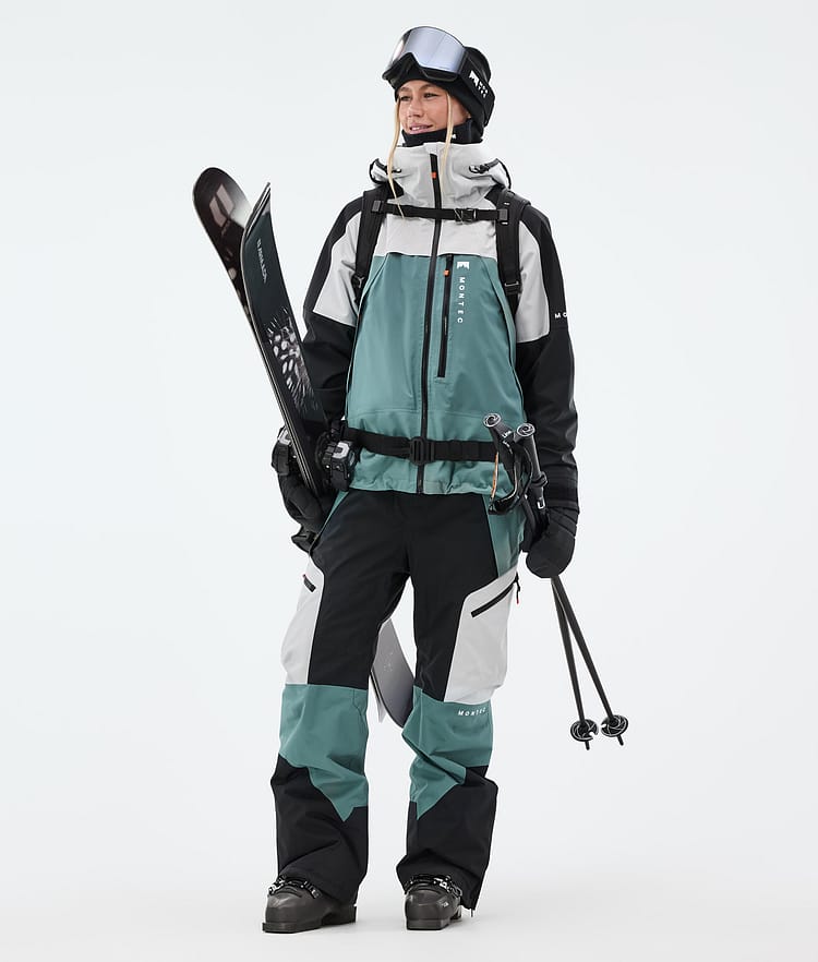 Montec Dozer W Ski Pants Women Light Grey/Black/Atlantic, Image 2 of 7