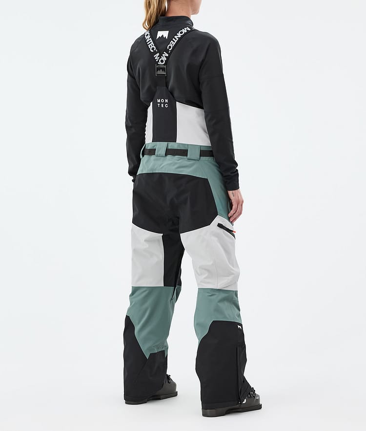 Montec Dozer W Ski Pants Women Light Grey/Black/Atlantic, Image 4 of 7