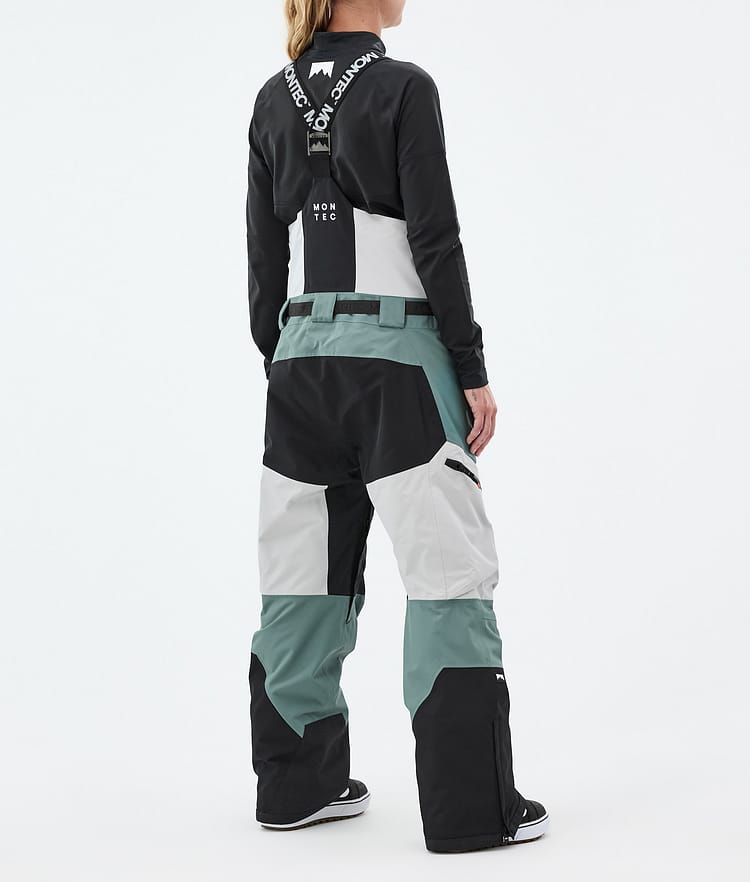 Montec Dozer W Snowboardbukse Dame Light Grey/Black/Atlantic, Image 4 of 7