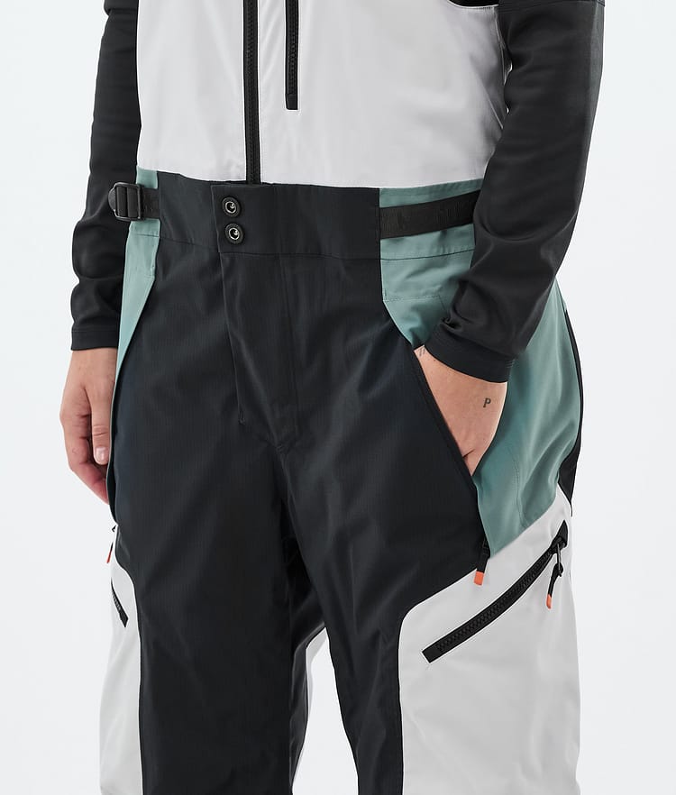 Montec Dozer W Ski Pants Women Light Grey/Black/Atlantic, Image 5 of 7