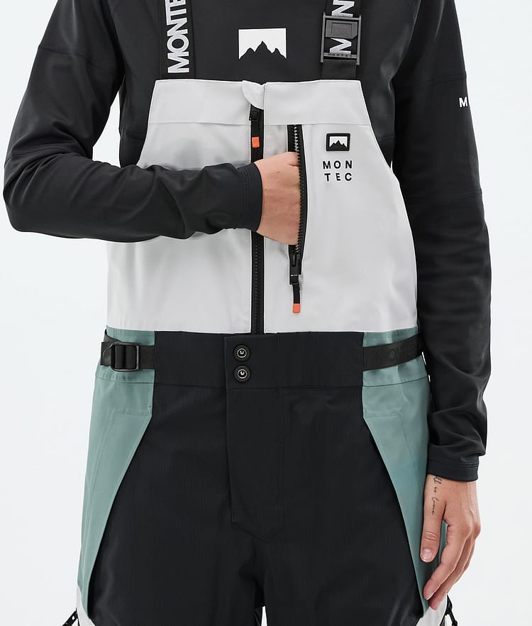 Montec Dozer W Ski Pants Women Light Grey/Black/Atlantic, Image 6 of 7