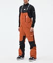 Montec Fawk Snowboard Pants Men Burned Orange/Black
