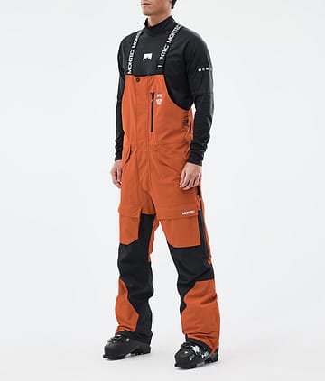 Montec Fawk Ski Pants Burned Orange/Black