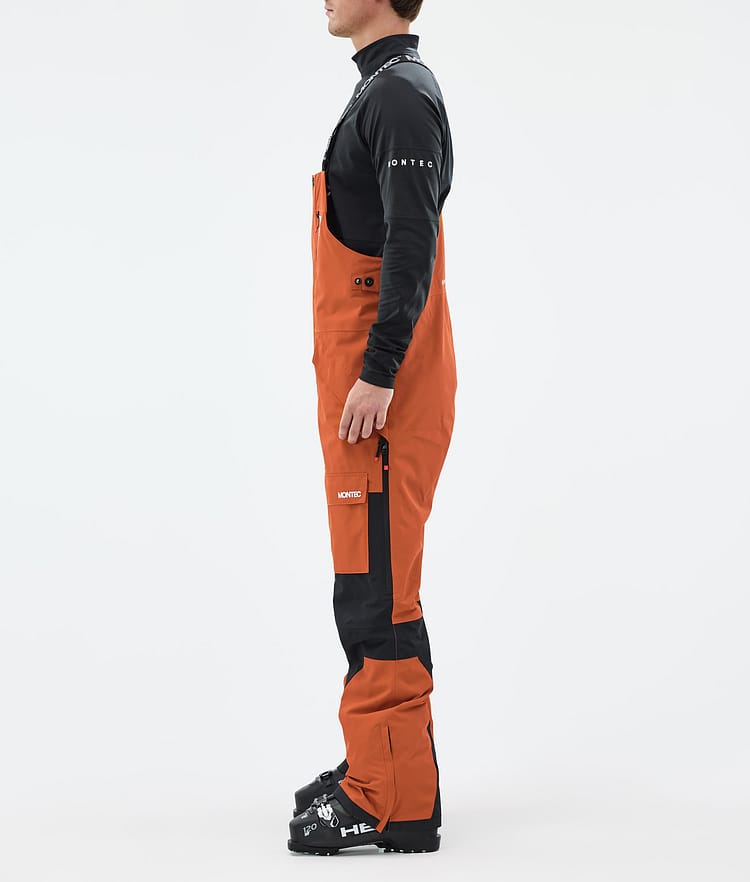 Montec Fawk Ski Pants Men Burned Orange/Black, Image 3 of 7