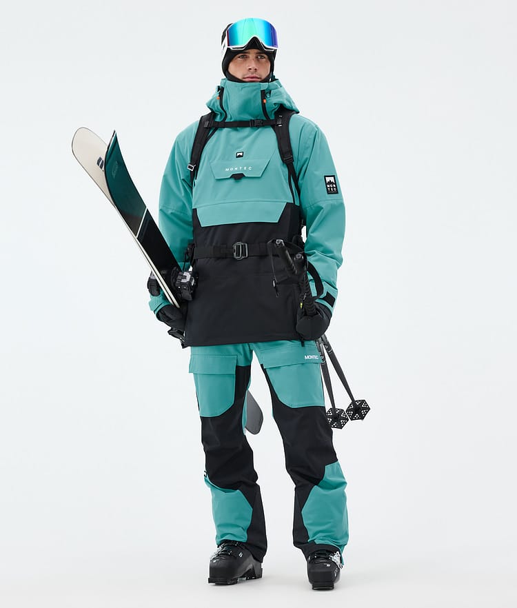 Fawk Ski Pants Men Turquoise/Black, Image 2 of 7