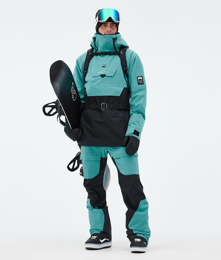 Montec Fawk Lumilautailuhousut Miehet Turquoise/Black, Image 2 of 7