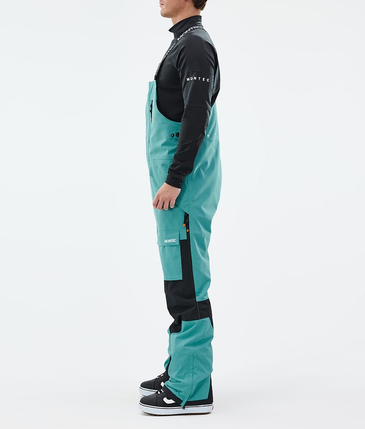 Montec Fawk Lumilautailuhousut Miehet Turquoise/Black, Image 3 of 7