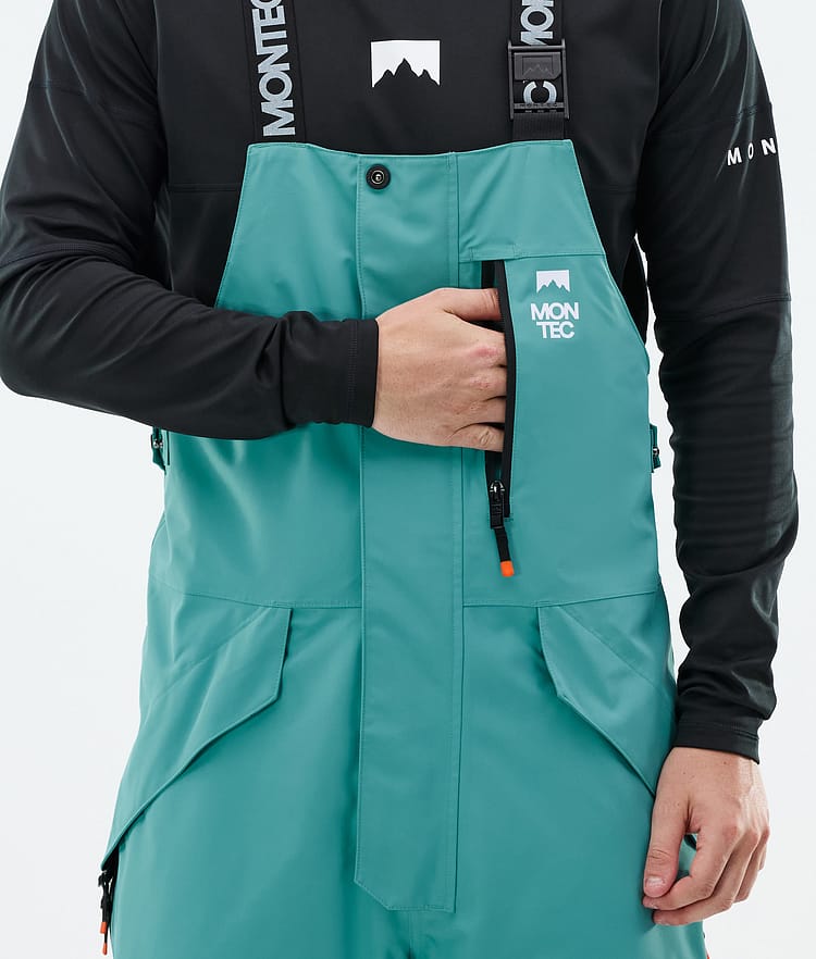 Fawk Ski Pants Men Turquoise/Black, Image 6 of 7